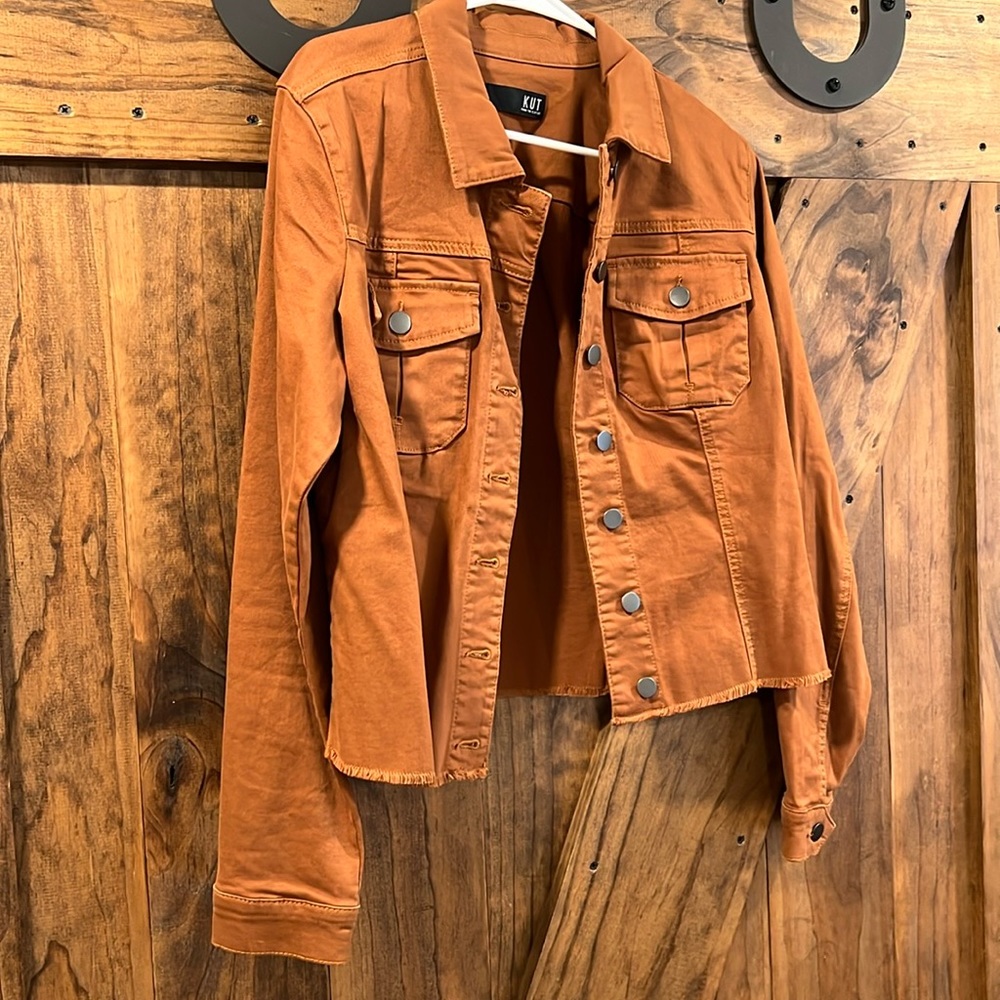 Burnt orange Jean jacket